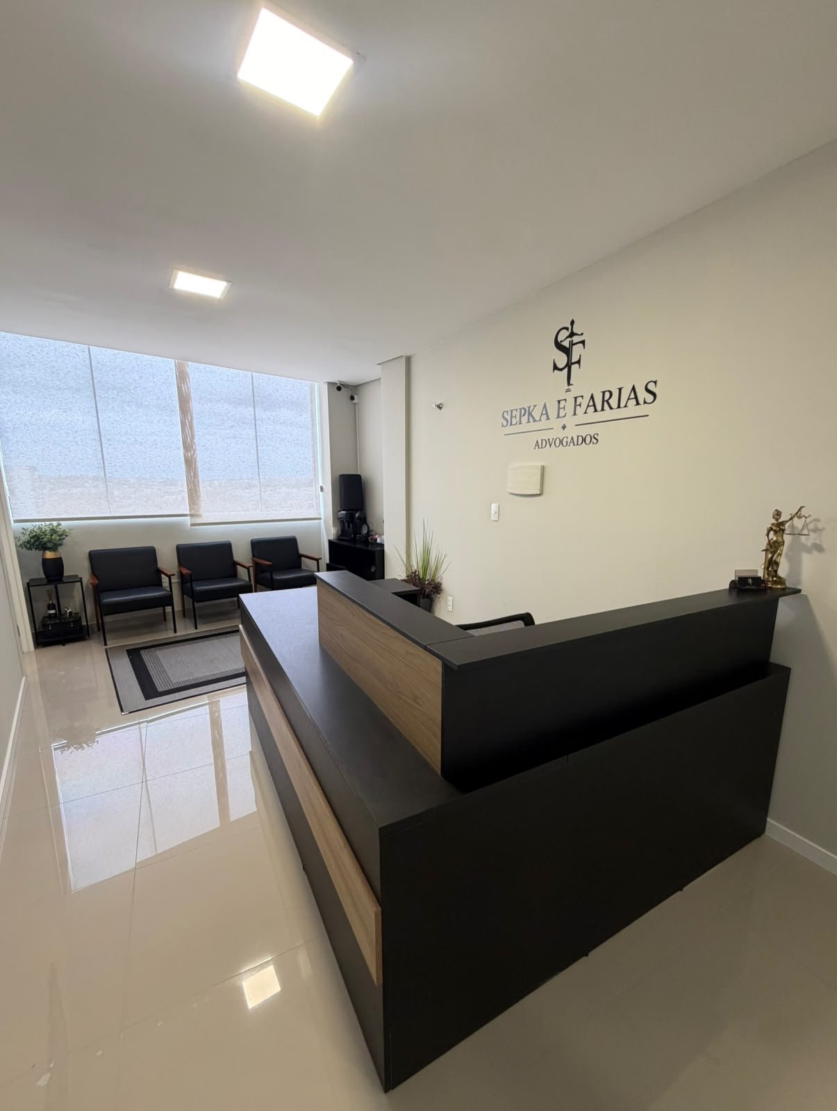 Recepção e Atendimento Sepka e Farias Advogados